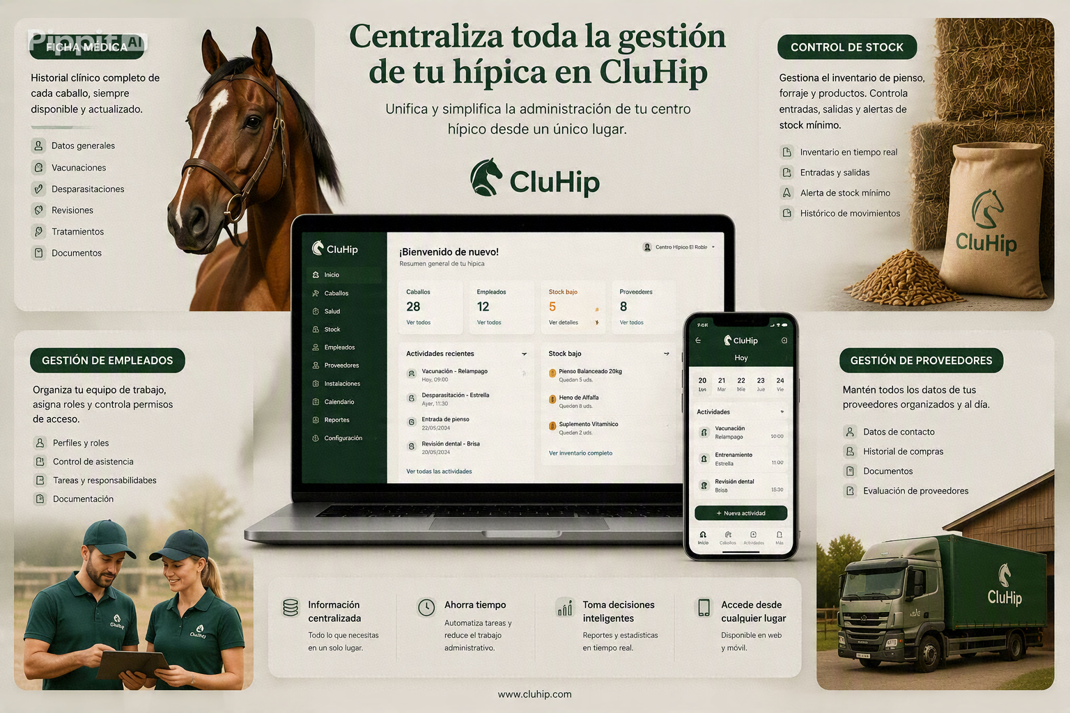 CluHip: Gestión Club Hípico